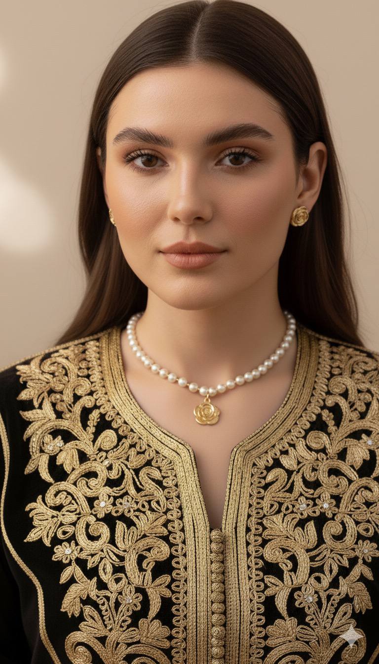 Parure Flower  en Acier Inoxydable